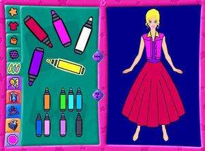 Barbie Fashion Designer MAC CD design doll outfit game  