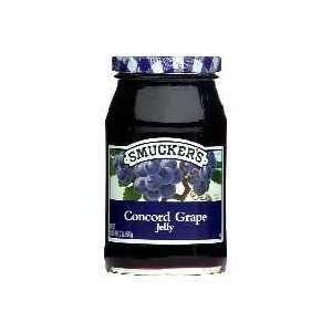 Smuckers Concord Grape Jelly   18 oz Glass Jar  Grocery 