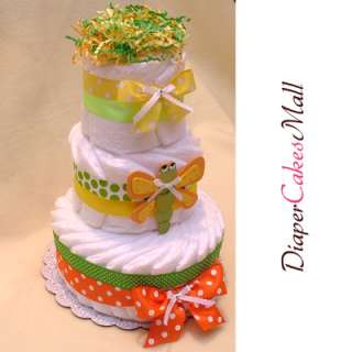 Baby Shower Decoration DIAPER CAKE Dragonfly Pampers  