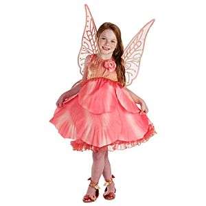 This Disney Fairies Rosetta Costume blooms with petal shaped layers 
