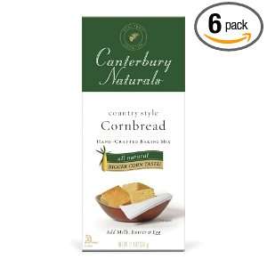 Canterbury Naturals Country Style Cornbread Mix, 12.4 Ounce Units 