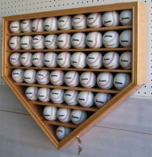 46 MLB Baseball Home Plate Display Case Cabinet Lock  
