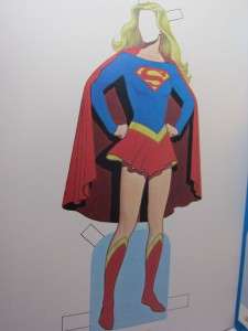 Paper Dolls vintage SUPERGIRL DC Comic Tierney 84 Uncut  