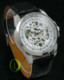Charm Designer Leather Automatic Mechanical Wrist Watch  