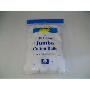  100 Count Jumbo Cotton Balls Beauty