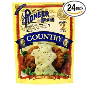 Pioneer Brand Gravy Mix, Country, 2.75 Ounce Packets (Pack of 24 