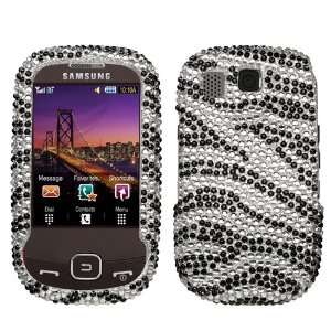Bling Zebra Fit Samsung Flight A797 Snap on Cover Hard Cover Case Cell 