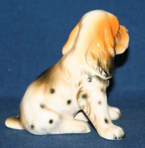 Vintage MADE IN JAPAN Spaniel Puppy Dog Figurine 50s  