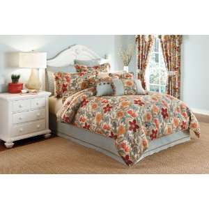  Croscill Home Mardi Gras King Comforter Set, Multi Color 