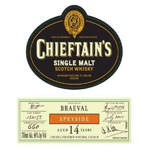  Chieftains Braeval 1996 14 Year Grocery & Gourmet Food