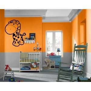 Cute Cartoon Giraffe Kids Room Nursery Decor Wall Mural Vinyl Decal 