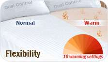 ElectroWarmth Queen Heated Mattress Pad 60x80 2Controls  