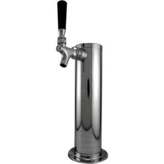 European Keg Tap Draft Beer Chrome Tower Kegerator Kit 845033005796 