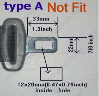 Inch Seat Belt Extender Extension For 1 Wide Buckle  