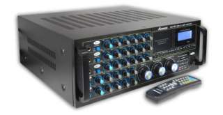 KJV 835 400W KARAOKE MIXER AMP Mixing AMPLIFIER w/ LCD  