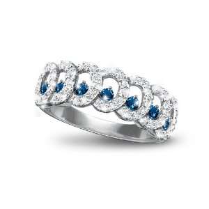  Serenity Diamond And Sapphire Eternity Ring Jewelry