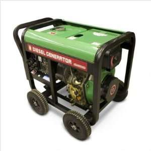  6000 Watt Diesel Generator with Wheel Kit 