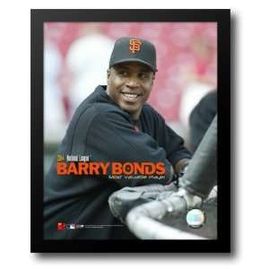 Barry Bonds 2004 National League Most Valuable Player (Smile) 12x14 
