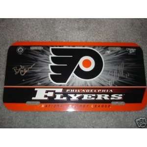 John LeClair & Bobby Clarke Autographed Philadelphia Flyers License 