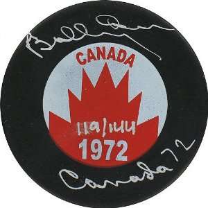  Bobby Orr Autographed Canada Cup Hockey Puck with Canada 