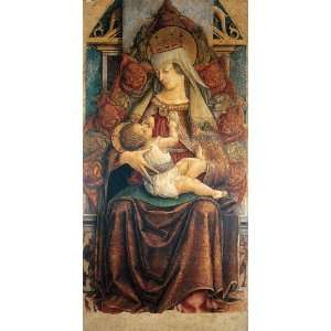 Hand Made Oil Reproduction   Carlo Crivelli   24 x 48 inches   Madonna 