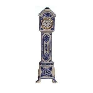 Christiaan Huygens Miniature Delft Mantel Clock 431 BM