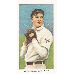  Christy Mathewson 1909 11 T206 Baseball Reprint Card (New 