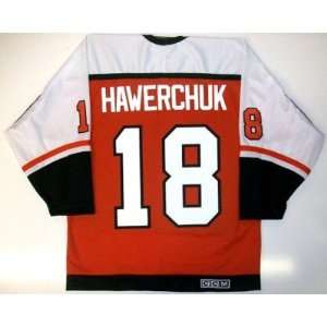 Dale Hawerchuk Philadelphia Flyers Ccm Jersey Orange X Large   Sports 