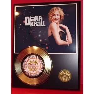 DIANA KRALL GOLD RECORD LIMITED EDITION DISPLAY