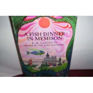 fish dinner in Memison E. R. Eddison  Books