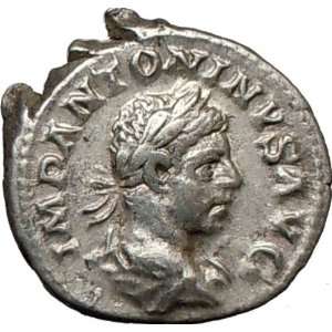  ELAGABALUS 219AD Authentic Genuine Ancient Silver Roman 