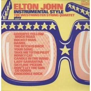 ELTON JOHN INSTRUMENTAL STYLE LP (VINYL) UK CONTOUR 1975