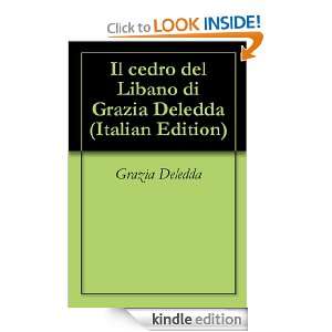  cedro del Libano di Grazia Deledda (Italian Edition) Grazia Deledda 