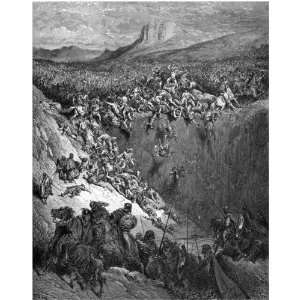  6 x 4 Greetings Card Gustave Dore The Bible Samson 