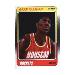  1988 89 Fleer #53 Hakeem Olajuwon 