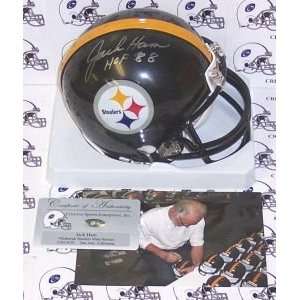 Jack Ham Signed Pittsburgh Steelers Mini Helmet
