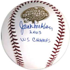  Jack McKeon Autographed Baseball  Details 2003 World 