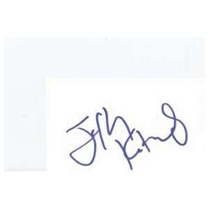 JEFFREY KATZENBERG Signed Index Card In Person