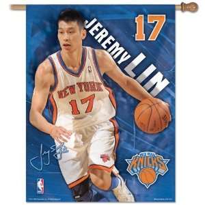    New York Knicks Vertical Flag   Jeremy Lin 