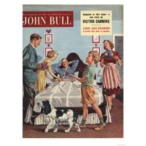 John Bull, Fathers Day Birthdays Magazine, UK, 1950 Premium Poster 
