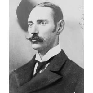 1890s photo John Jacob Astor, head and shoulders portrait, facing left 