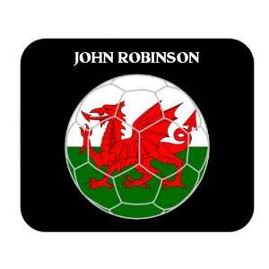 John Robinson (Wales) Soccer Mouse Pad
