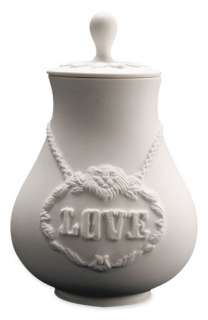 Jonathan Adler Love Porcelain Jar  