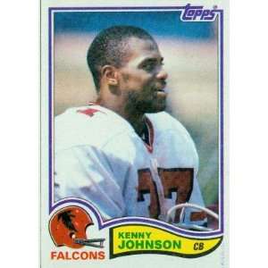  1982 Topps #283 Kenny Johnson   Atlanta Falcons (Football 