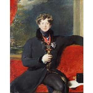  Portrait of King George IV by Sir Thomas Lawrence 12.63X16 