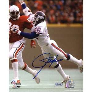 Lawrence Taylor New York Giants   Tackle vs. Cardinals   Autographed 