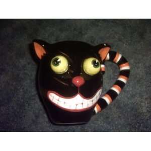 Lillian Vernon Halloween Black CAT Mug