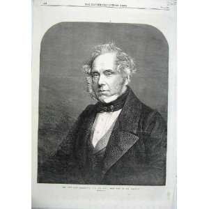  Portrait Lord Palmerston 1865 Treasury Parliament Art 