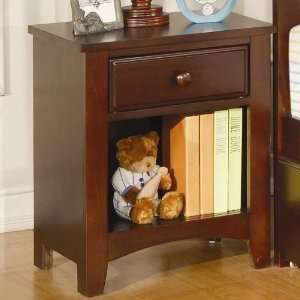  Parker Nightstand w/Drawer/Shelf by Coaster