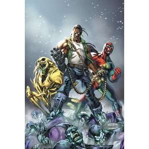   Cover 3 D Man, Ryder and Riot by Mark Brooks, 48x72